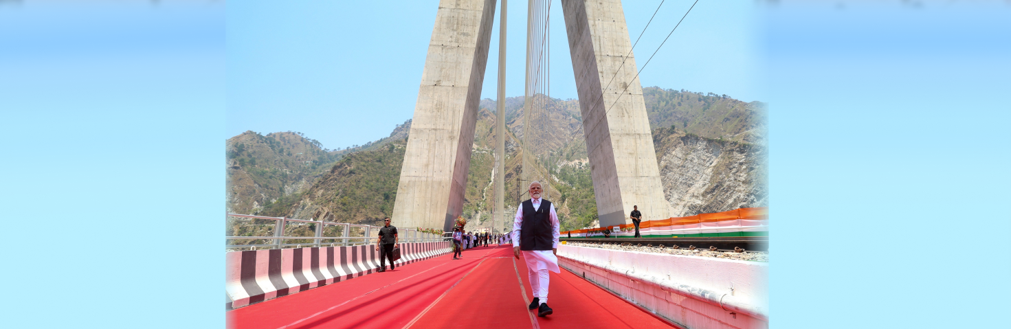 PM inaugurates and visits Anji Bridge, in Jammu and Kashmir