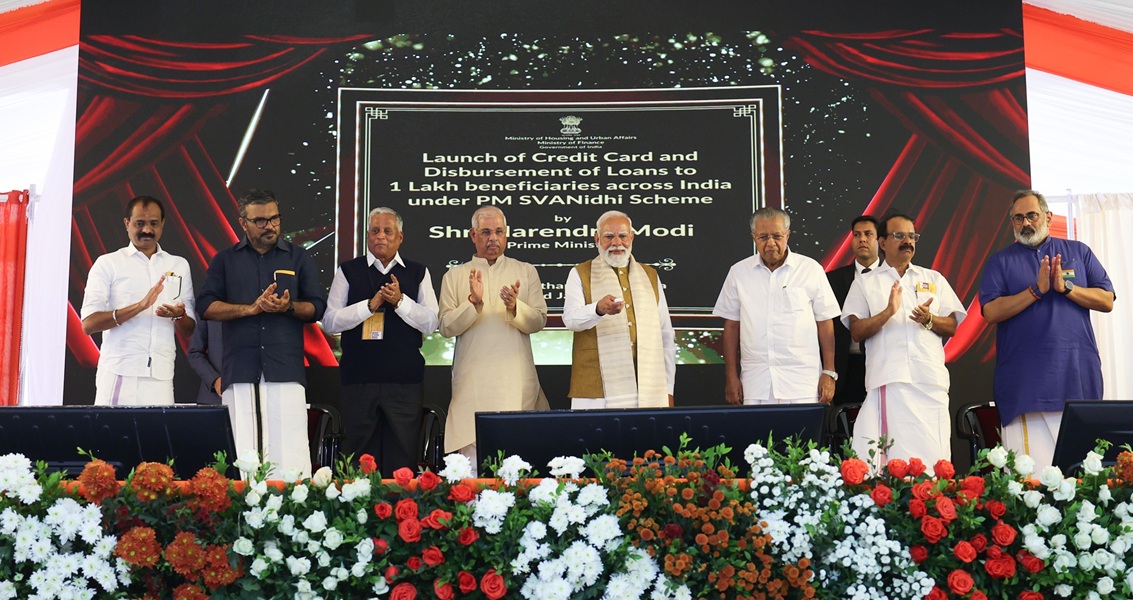 PM lays the foundation stone, inaugurates and flags-off various developmental projects at Thiruvananthapuram, in Kerala