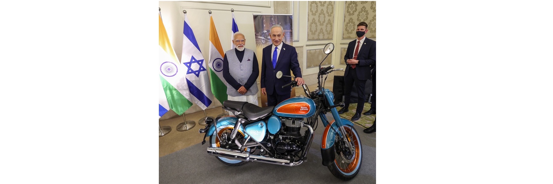 PM visits an exhibition showcase of ‘Top Israeli Technologies’ at Tel Aviv, in Israel.