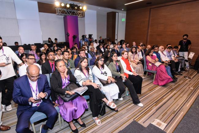 The Breakout Sessions: Panel on broadcast regulation featured TRAI’s Anil Lahoti, AIBD’s Gnanapragasam, ABU’s Nadeem, and Mediaset’s Lorenzo in Mumbai on May 2, 2025.