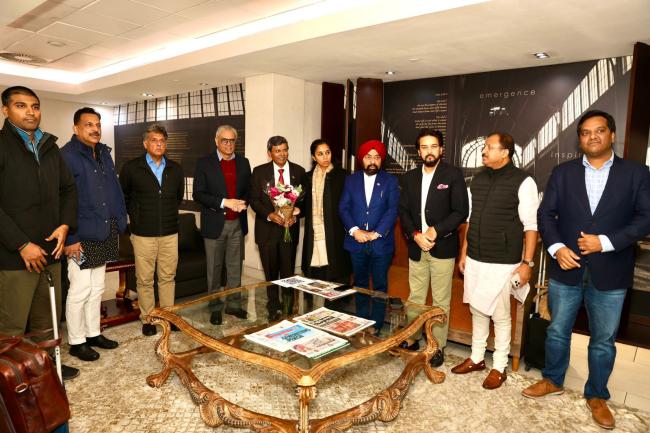 The High Commissioner Shri Prabhat Kumar welcomed and received All Party Parliamentary Delegation led by MP, Ms. Supriya Sule to South Africa.