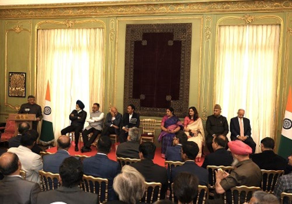 The All-Party Indian Parliamentary Delegation leb by Shri Ravi Shankar Prasad met with the Indian community in France, conveying India’s unwavering stance against terrorism. A powerful show of solidarity from the diaspora.