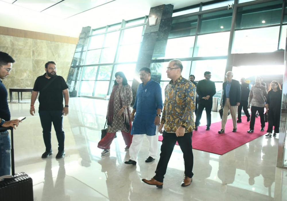 All Party delegation led by MP Mr. Sanjay Kumar Jha, arrived in Jakarta.