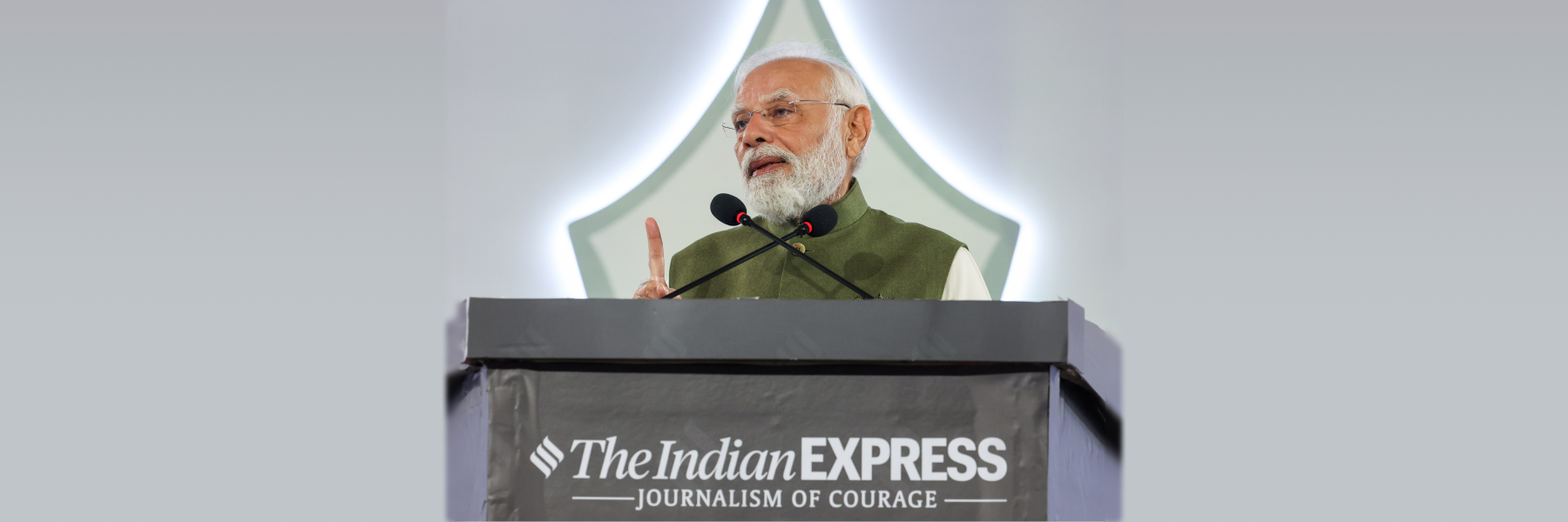 PM addressing the gathering at the 6th Ramnath Goenka Lecture, in New Delhi