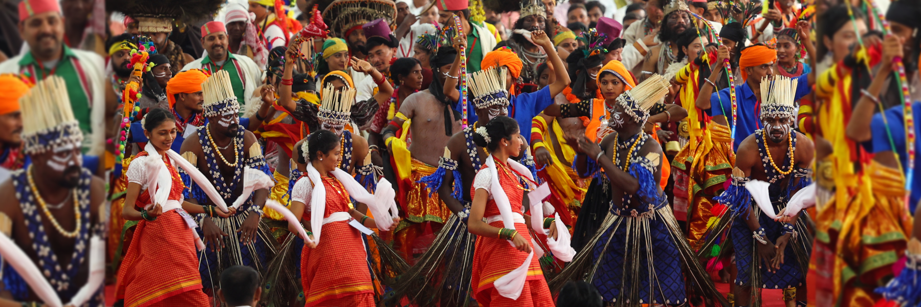 Glimpses of the inauguration and laying the foundation stone of development projects at Narmada, in Gujarat. PM graced the event.