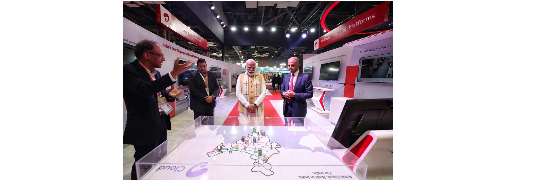 PM at the inauguration of the India AI Impact Expo 2026 at Bharat Mandapam, in New Delhi.